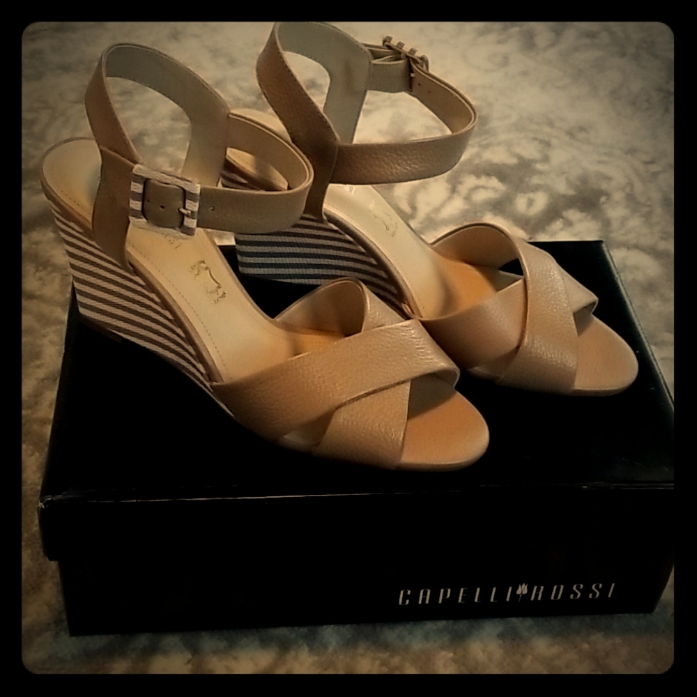 Cappelli Rossi Womens Wedge Sandal - Picture 1 of 8